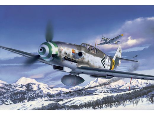 Maquette pré-peinte : Model set Easy-Click Messerschmitt Bf109G-6 1/32 - Revell 63653