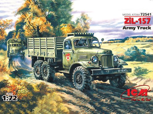 Maquette camion militaire : Zil-157 1/72 - ICM 72541