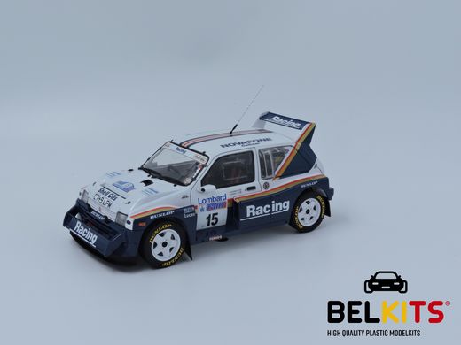 Maquette voiture de course : MG metro 6R4 lombard RAC rallye 1986 1/24 - Belkits 0016