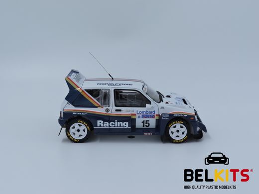 Maquette voiture de course : MG metro 6R4 lombard RAC rallye 1986 1/24 - Belkits 0016