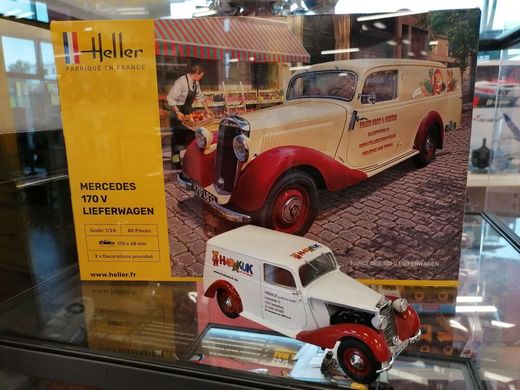 Maquette voiture : MB 170 Lieferwagen 1/24 - Heller 80736