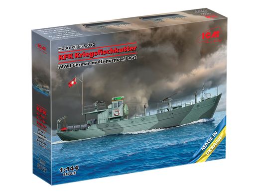 Maquette navire militaire : KFK Kriegsfischkutter 1/144- ICM S012