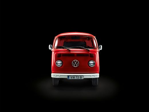 Maquette voiture : Volkswagen T2 - Technik, Easy Click - 1/72 - Revell 00459