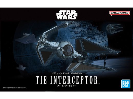 Maquette Star Wars : Bandai TIE Interceptor 1/72 - Revell 01212, 1212