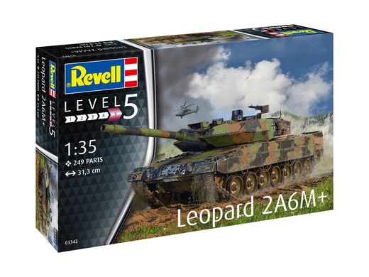 Maquette militaire d'un tank : Leopard 2 A6M+ 1/35 - Revell 03342