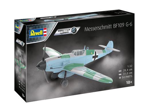 Maquette pré-peinte : Easy-Click Messerschmitt Bf109G-6 1/32 - Revell 03653