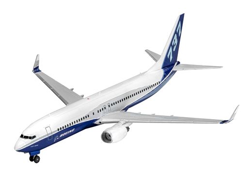 Maquette avion civil : Boeing 737-800 1/288 - Revell 03809