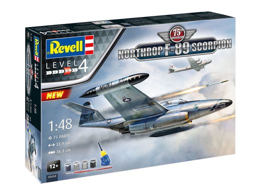 Maquette avion US : 75e Anniv. "Northrop F-89 Scorpion" 1/48 - Revell 05650