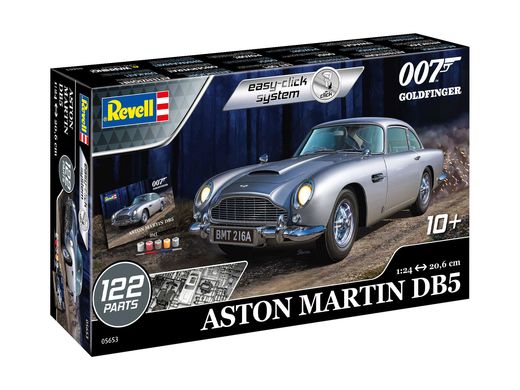 Coffret cadeau de voiture : EasyClick James Bond Aston Martin DB5 1/24 - Revell 05653