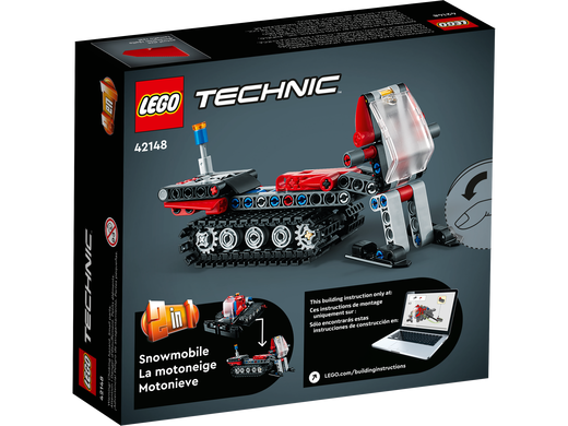 Maquette pour enfant facile à monter : Dameuse - Lego 42148