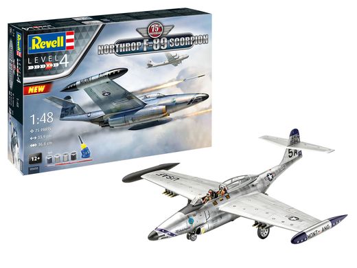 Maquette avion US : 75e Anniv. "Northrop F-89 Scorpion" 1/48 - Revell 05650