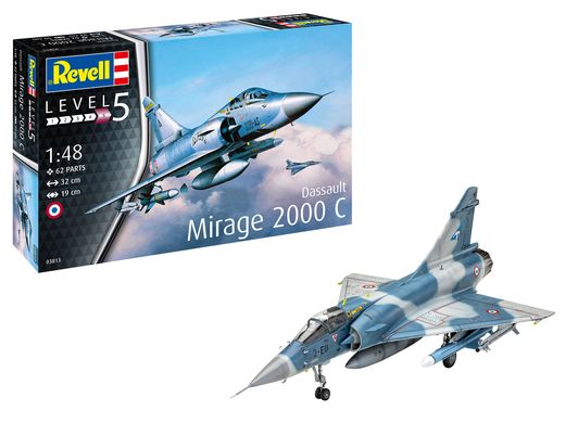 Maquette avion moderne : Dassault Mirage 2000C 1/48 - Revell 03813 3813