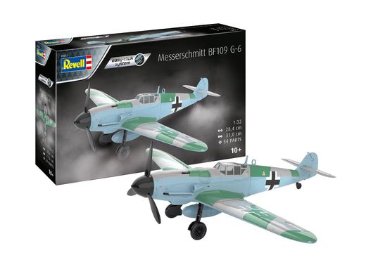 Maquette pré-peinte : Easy-Click Messerschmitt Bf109G-6 1/32 - Revell 03653