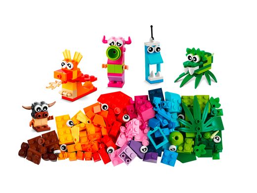 Maquette pour enfant facile à monter : Monstres Créatifs - Lego 11017