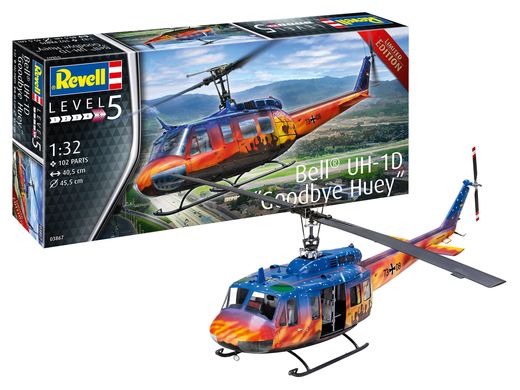 Maquette d'hélicoptère : Bell UH-1D Goodbye Huey 1/32 - Revell 03867 3867