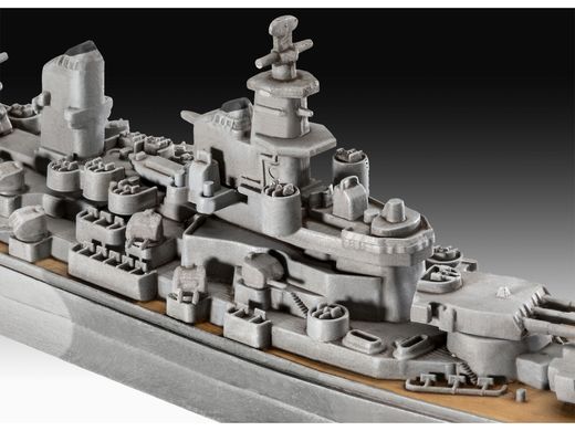 Maquette bateau militaire : Model set USS New Jersey 1/1200 - Revell 65183
