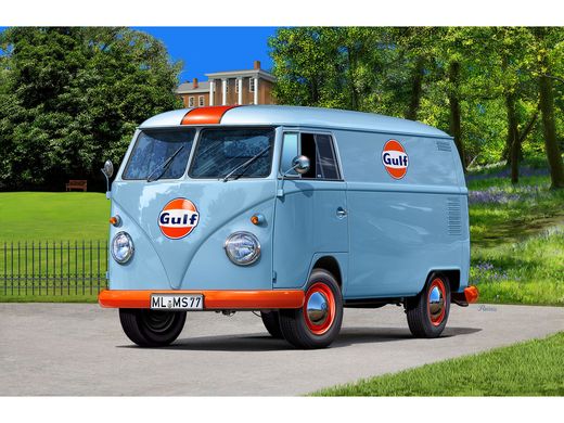 Maquette bus de collection : Model set Fourgon VW T1 "Gulf" 1/24 - Revell 67726