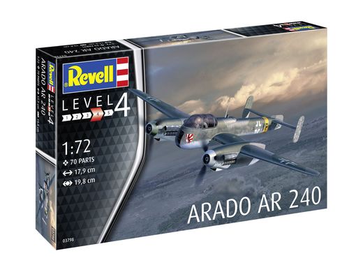 Maquette avion militaire : Arado AR-240 1/72 - Revell 03798