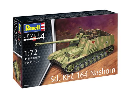 Maquette militaire : Sd.Kfz. 164 Nashorn 1/72 - Revell 03358