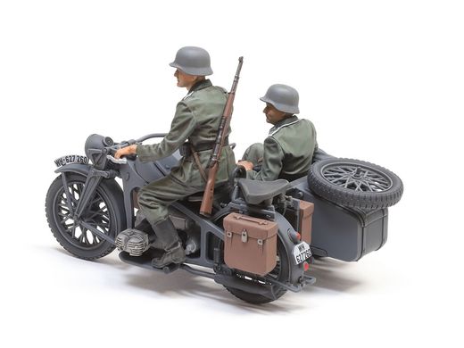 Véhicule militaire : Moto KS600 & Sidecar 1/35 - Tamiya 35384