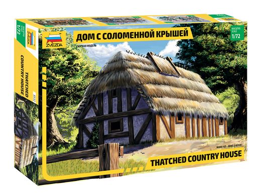 Maquette historique : Maison toit de chaume 1/72 - Zvezda 8532 08532