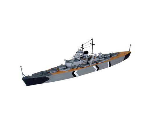 Maquette de bateau militaire : Cuirassé Bismark - 1/1200 - Revell 65802