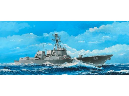 Maquette navire militaire : Destroyer lance-missiles USS "Forrest Sherman" DDG-98 - 1/350 - Trumpeter 4528