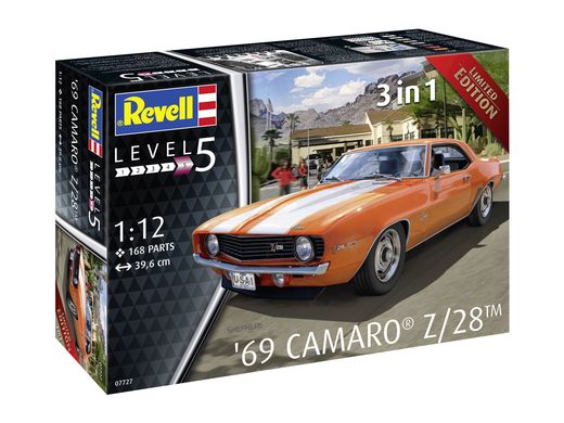 Maquette automobile : 69 Chevy Camaro 1/12 - Revell 07727