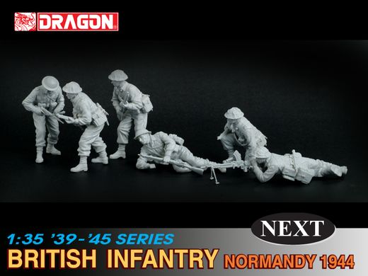 Figurine soldats : Infanterie Britannique Normandie 1944 1/35 - Dragon 06212  6212