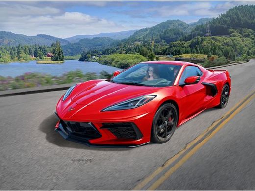 Maquette de voiture : Corvette C8 Coupé 1/25 - Revell 07714 7714