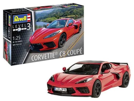 Maquette de voiture : Corvette C8 Coupé 1/25 - Revell 07714 7714