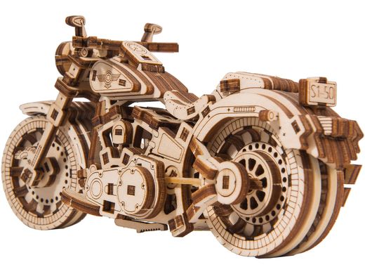 Maquette en bois à construire : Moto Cruiser V-Twin - Revell 00614