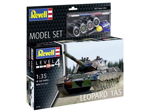 Maquette militaire : Model set Leopard 1A5 - 1/35 - Revell 63320