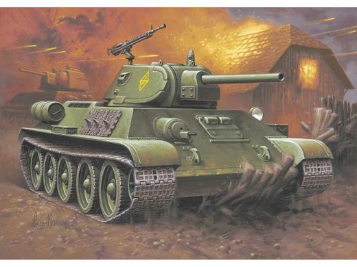 Maquette char : Model set T-34/76 Modell 1940 - 1:76 - Revell 63294