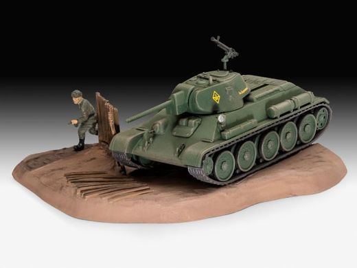 Maquette char : Model set T-34/76 Modell 1940 - 1:76 - Revell 63294