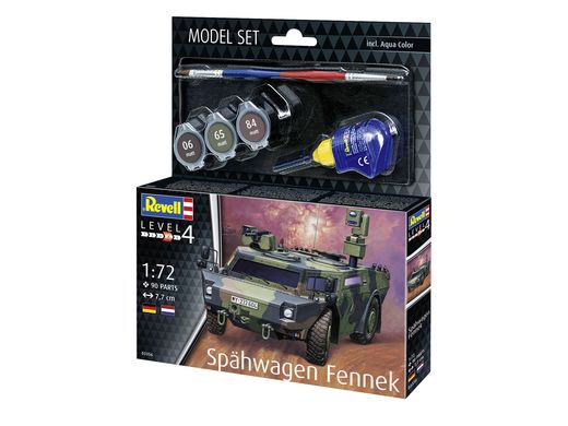 Maquette militaire : Model set Véhicule de reconnaissance Fennek 1/72 - Revell 63356