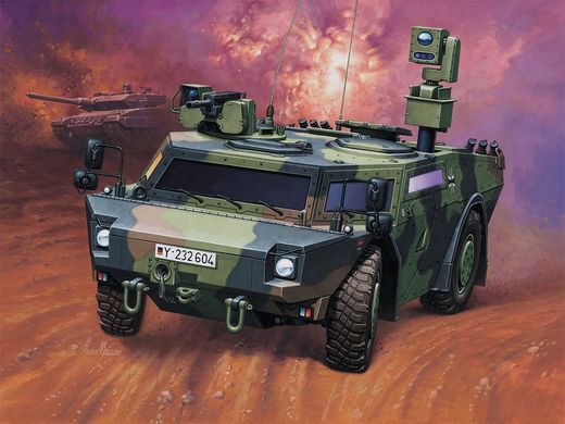 Maquette militaire : Model set Véhicule de reconnaissance Fennek 1/72 - Revell 63356