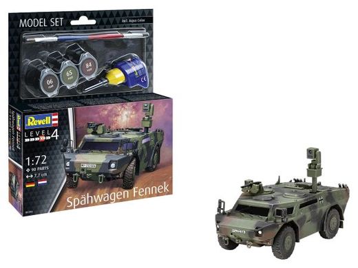 Maquette militaire : Model set Véhicule de reconnaissance Fennek 1/72 - Revell 63356
