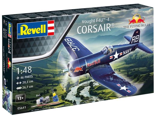 Coffret cadeau maquette : Flying Bulls F4U-4 Corsair 1/48 - Revell 05641