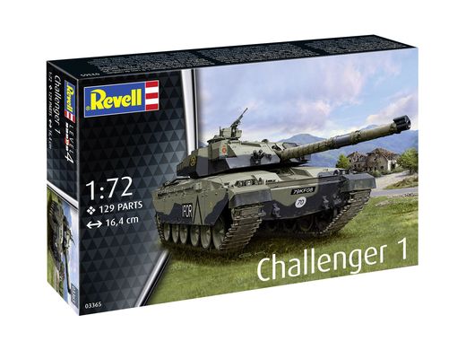 Maquette militaire : Tank Challenger 1 1/72 - Revell 03365 3365