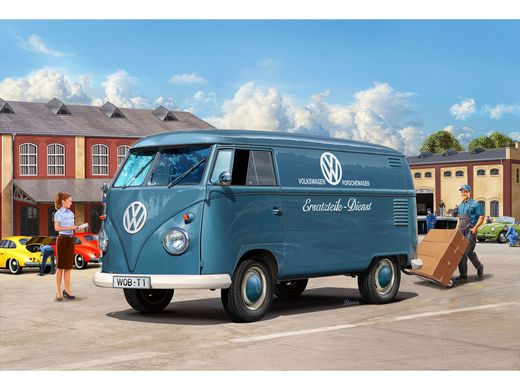 Maquette voiture : VW T1 Panel Van (spécial 75 ans) 1/16 - Revell 07742 7742