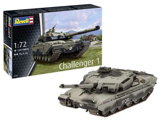 Maquette militaire : Tank Challenger 1 1/72 - Revell 03365 3365