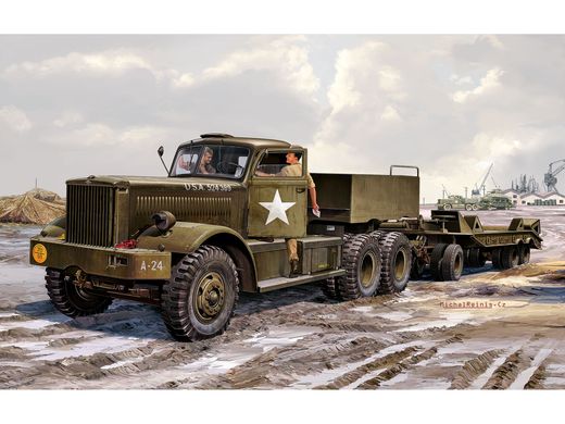 Coffret cadeau maquette militaire : Model Set M19 Tank Transporter 1/76 - Revell 63364