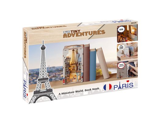 Serre-livres Bois : Tiny Adventures "Paris" - Revell 00539