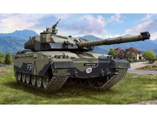 Coffret de modélisme militaire : Model set tank Challenger 1 1/72 - Revell 63365