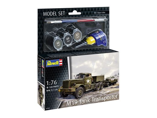 M19 Tank Transporter 1/76 maquette militaire Model Set - Revell 63364
