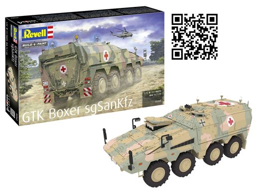 Maquette militaire : Véhicule blindé Boxer sgSanKfz 1/72 - Revell 03362 3362