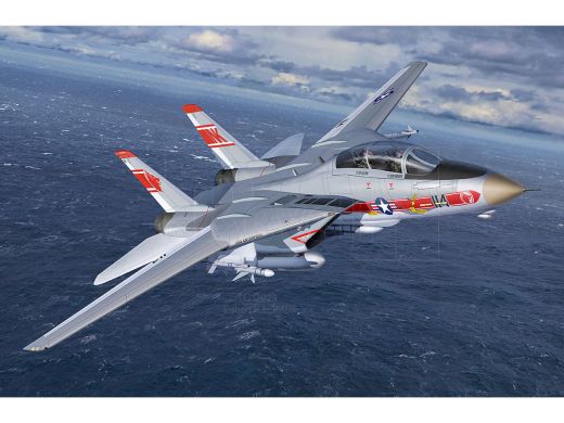 Coffret de modélisme avion militaire : Model set Grumman F-14A Tomcat 1/144 - Revell 63782