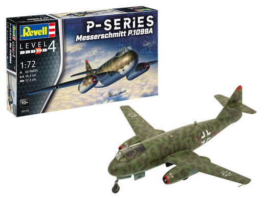 Maquette avion militaire : Messerschmitt P.1099A - P-Series 1/72 - Revell 03774 3774