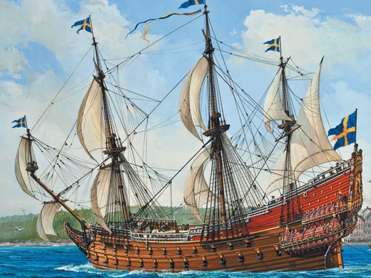 Maquette de voilier : Navire royal suédois VASA 1/150 - Revell 05414 5414